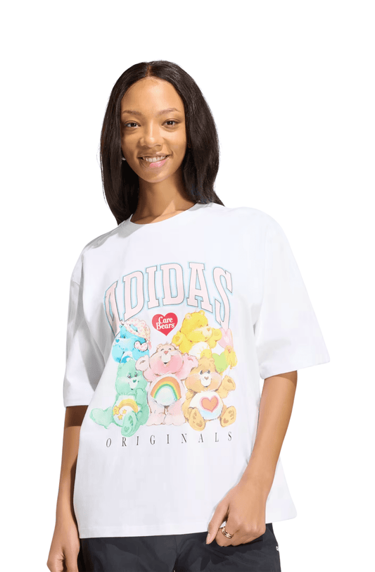 Camiseta Adidas Care Bears Oversized Branco - NewSkull