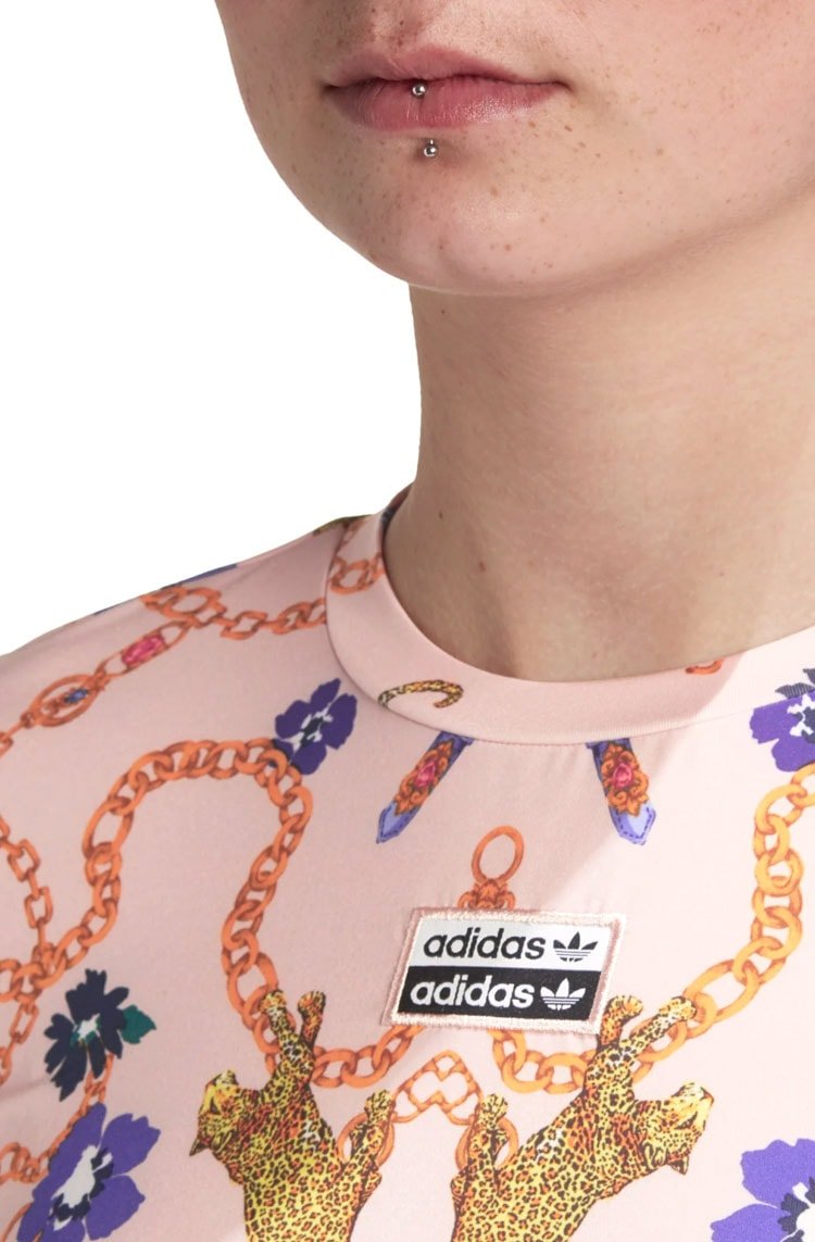 Camiseta ADIDAS Cropped Her Studio London Rosa - NewSkull