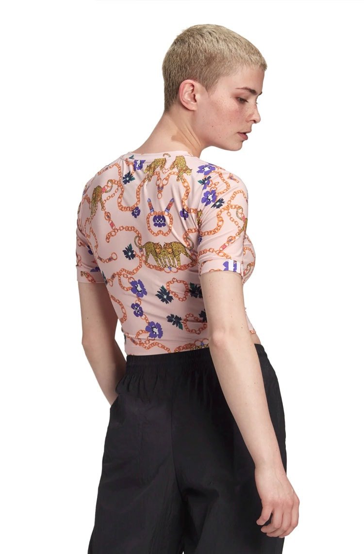 Camiseta ADIDAS Cropped Her Studio London Rosa - NewSkull