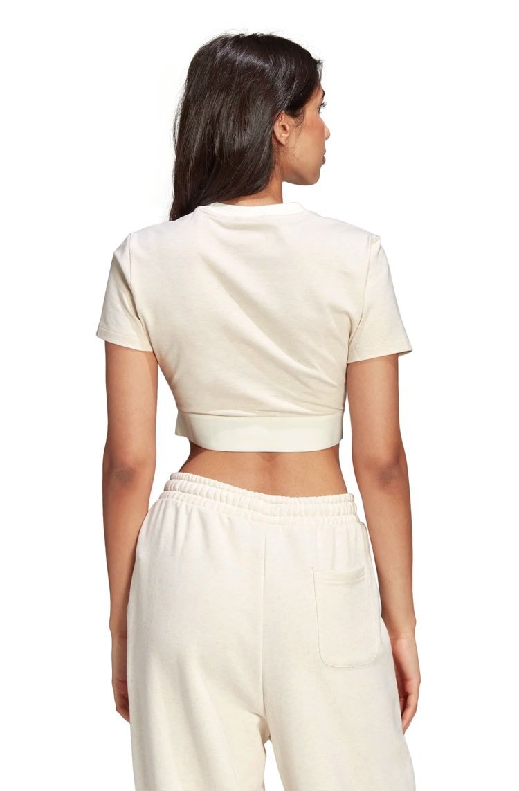 Camiseta Adidas Cropped R.Y.V Feminina Branca - NewSkull