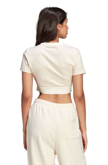 Camiseta Adidas Cropped R.Y.V Feminina Branca - NewSkull