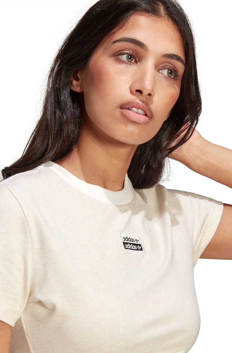Camiseta Adidas Cropped R.Y.V Feminina Branca - NewSkull