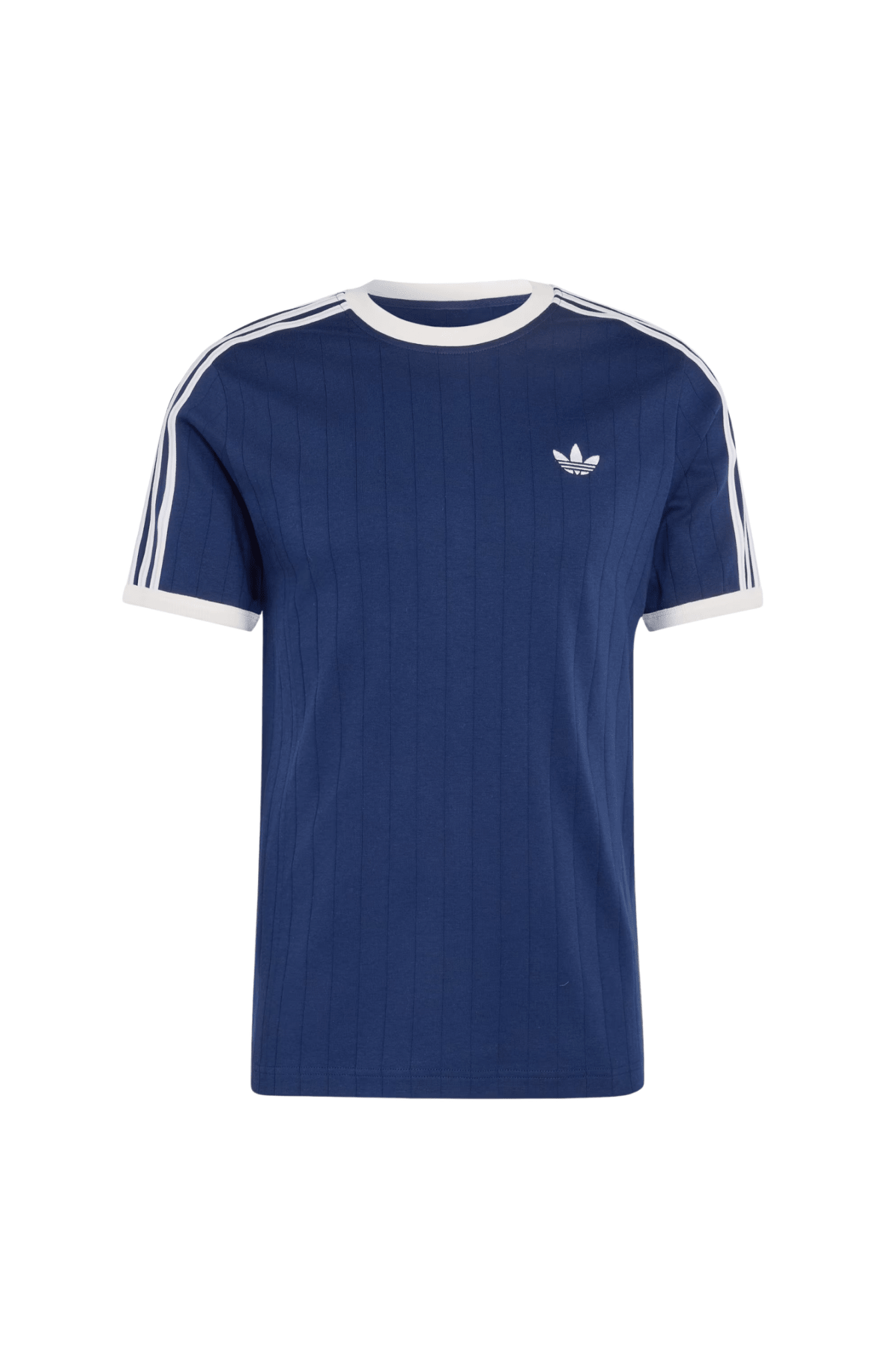 Camiseta Adidas Drop Needle 3-Stripes Azul Marinho/Branco - NewSkull