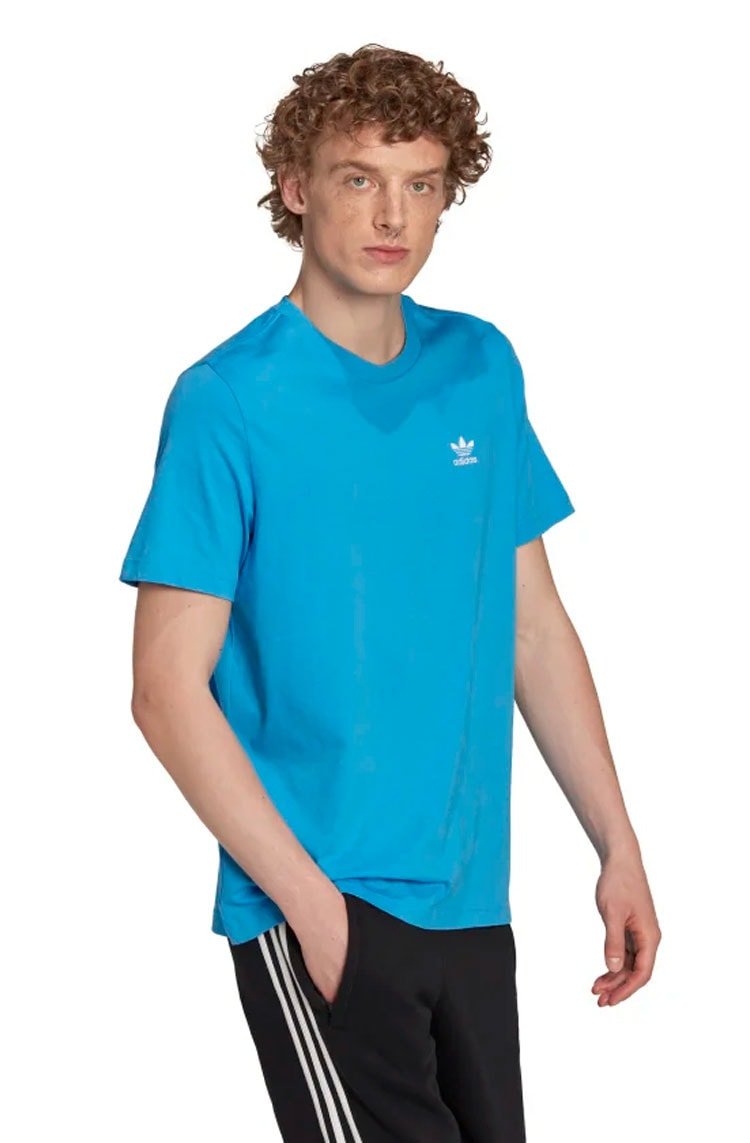 Camiseta Adidas Essentials Azul/branco - NewSkull