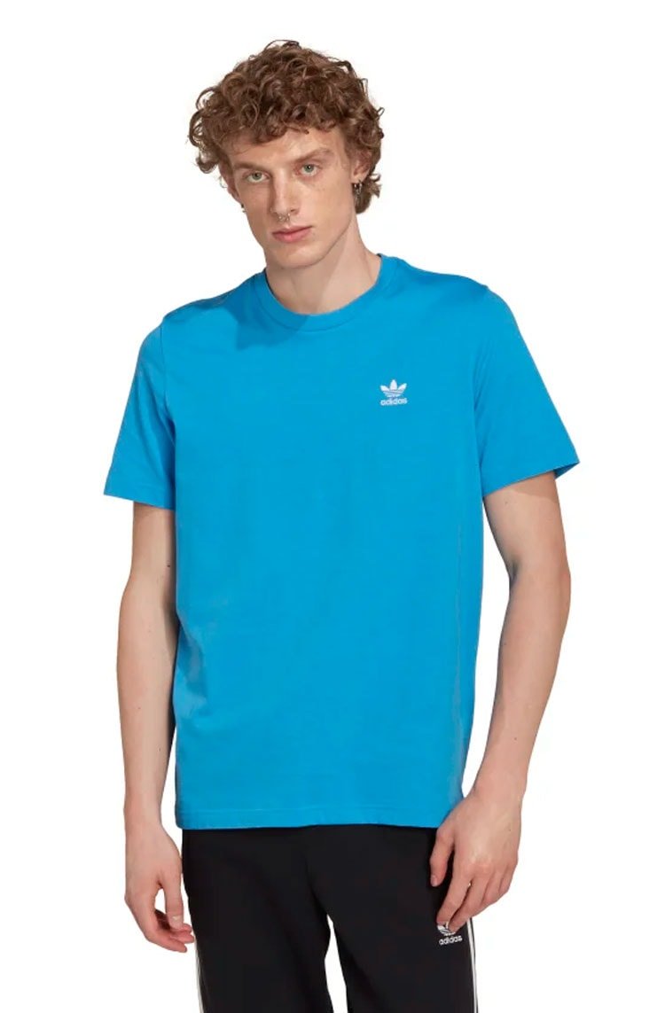Camiseta Adidas Essentials Azul/branco - NewSkull