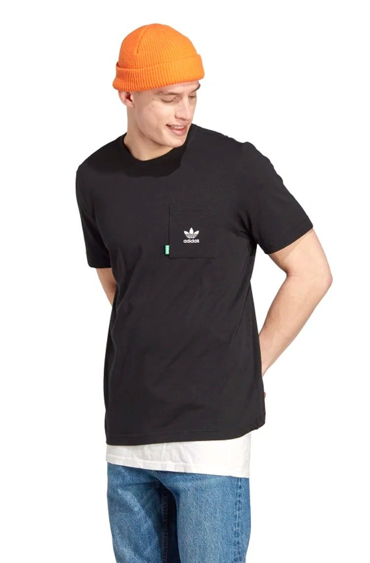 Camiseta Adidas Essentials + Made With Hemp Preto - NewSkull