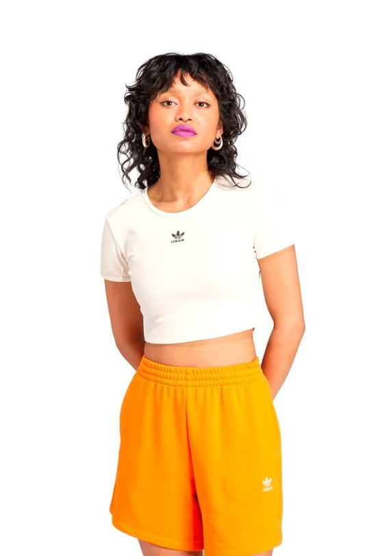 Camiseta Adidas Essentials Rib Off - White - NewSkull