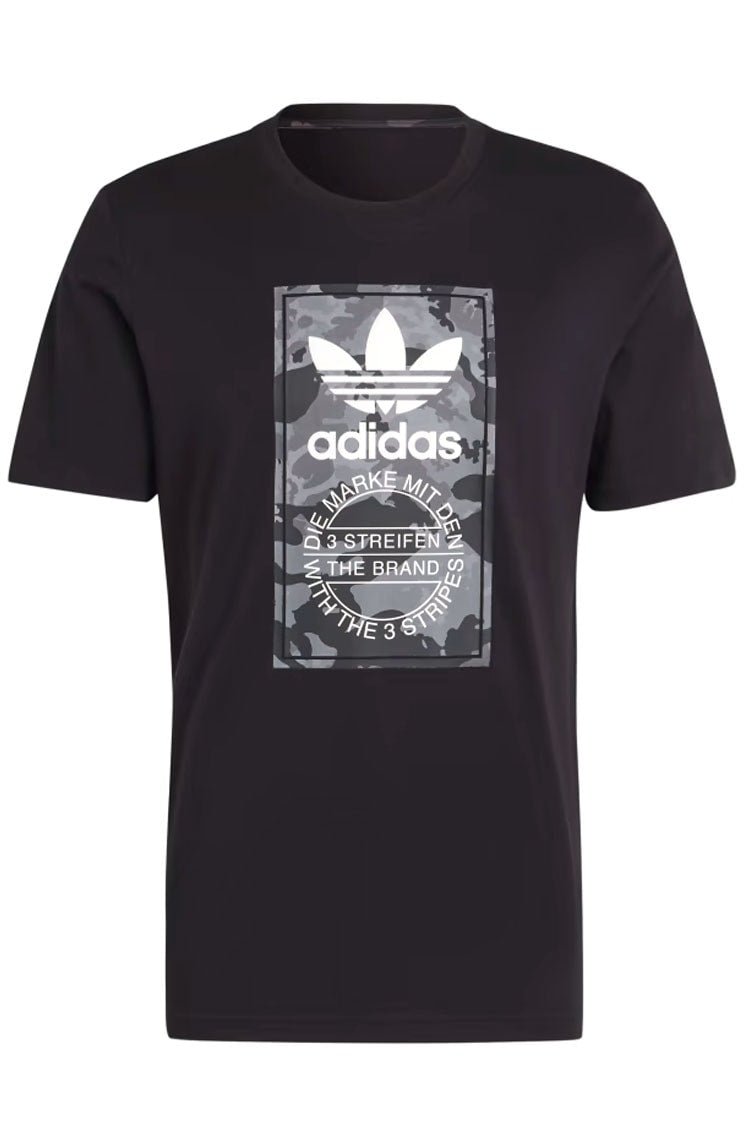 Camiseta Adidas Estampada Camo Tongue Label Preto - NewSkull