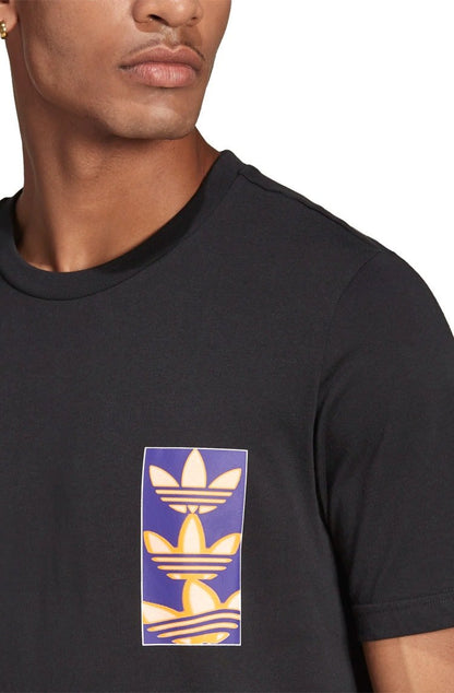 Camiseta Adidas Estampada Y2k Preto/Roxo - NewSkull