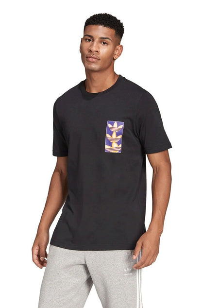 Camiseta Adidas Estampada Y2k Preto/Roxo - NewSkull