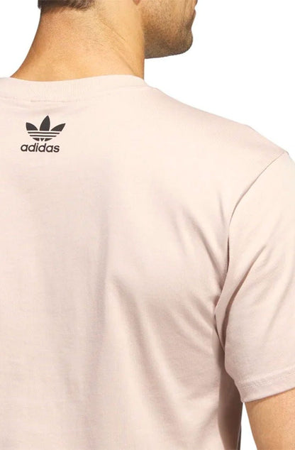 Camiseta Adidas Fast As Bege Estampado - NewSkull