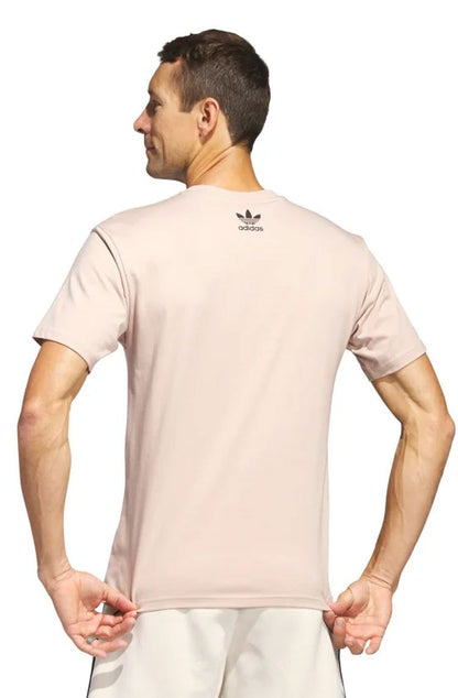 Camiseta Adidas Fast As Bege Estampado - NewSkull