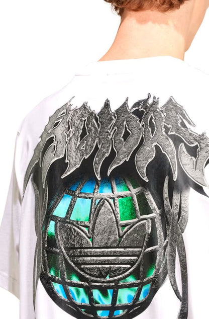 Camiseta Adidas Flames Concert Branco - NewSkull