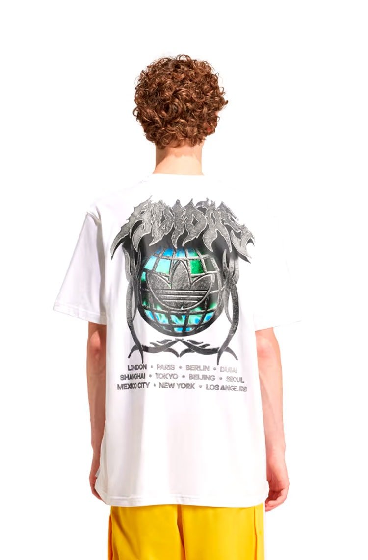 Camiseta Adidas Flames Concert Branco - NewSkull