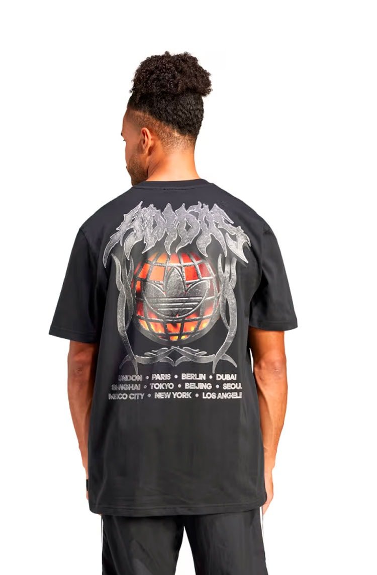Camiseta Adidas Flames Concert Preto - NewSkull