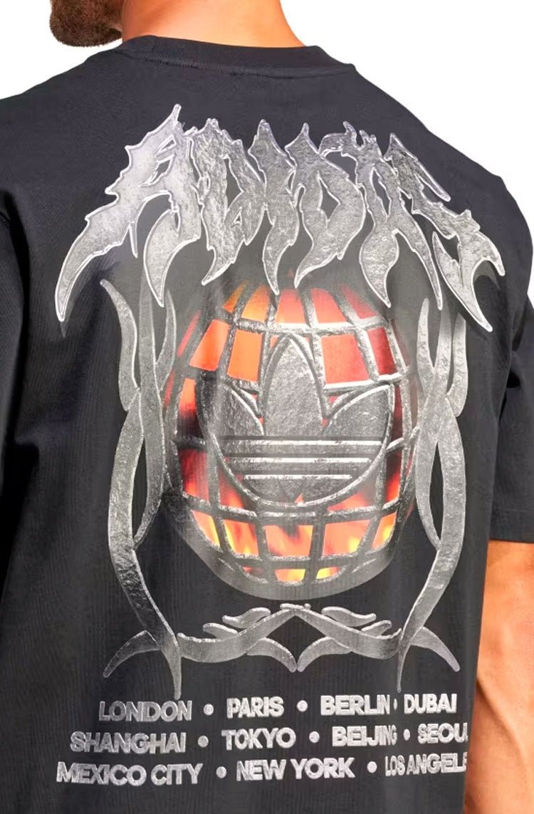Camiseta Adidas Flames Concert Preto - NewSkull