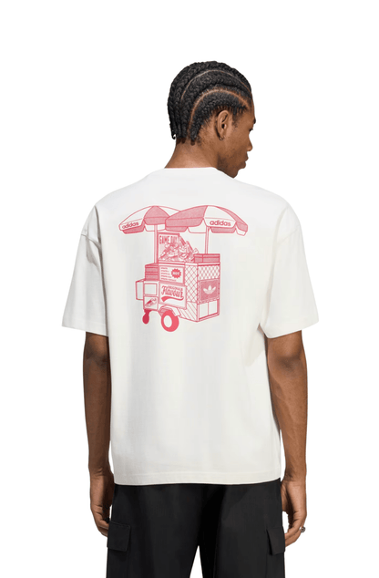Camiseta Adidas Food Cart Off-White - NewSkull