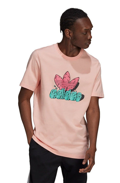 Camiseta Adidas Funny Dino Rosa/Verde - NewSkull