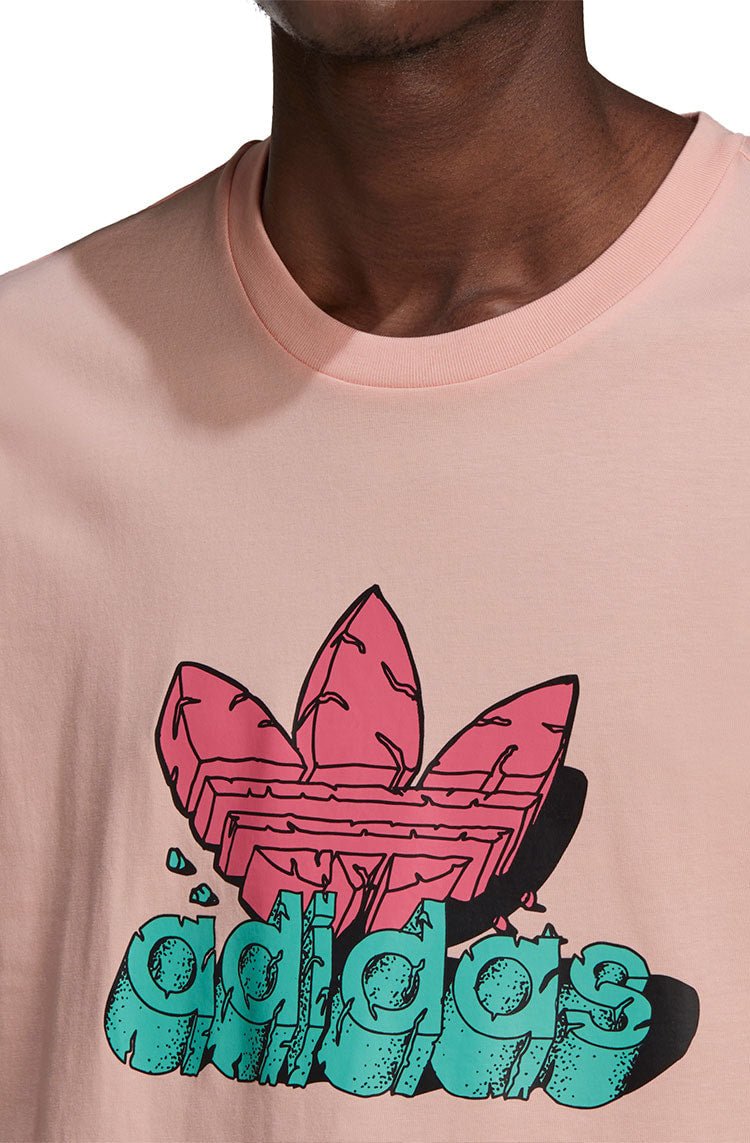 Camiseta Adidas Funny Dino Rosa/Verde - NewSkull