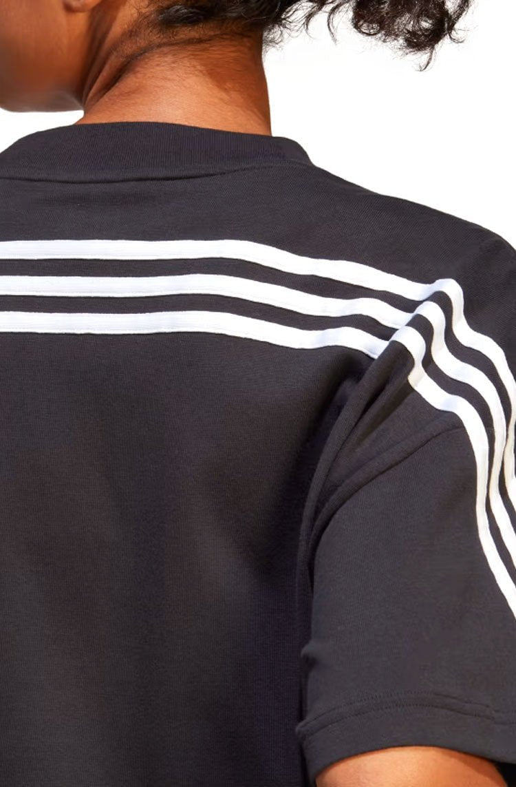 Camiseta Adidas Future Icons 3 - stripes Preto/Branco - NewSkull