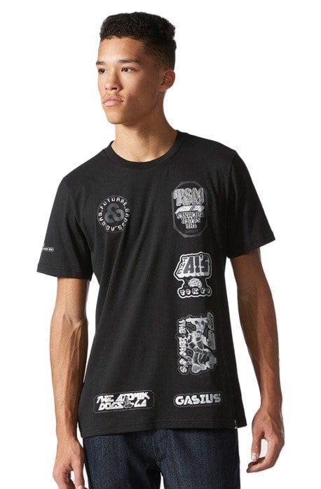 Camiseta Adidas Gasius Preta - NewSkull
