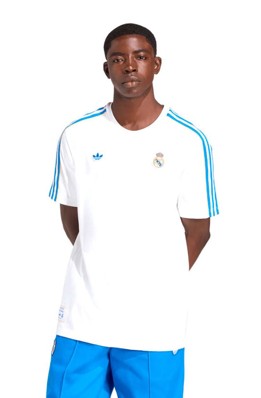 Camiseta Adidas Icon Real Madrid Branco/Azul - NewSkull