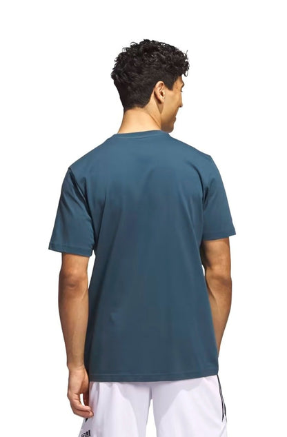 Camiseta Adidas Lil' Stripe Metaverse Gaming Azul Marinho - NewSkull