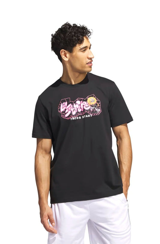 Camiseta Adidas Lil' Stripe Metaverse Gaming Preto - NewSkull