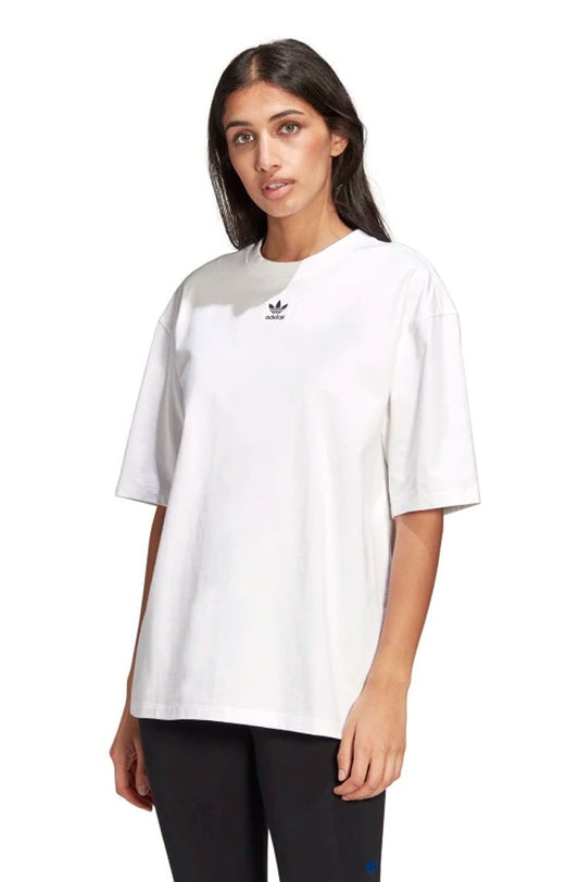 Camiseta Adidas Loungewear Adicolor Essentials Branco/Preto - NewSkull