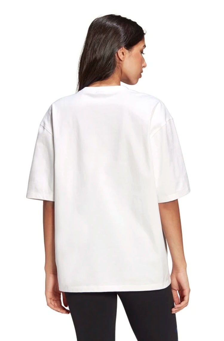 Camiseta Adidas Loungewear Adicolor Essentials Branco/Preto - NewSkull