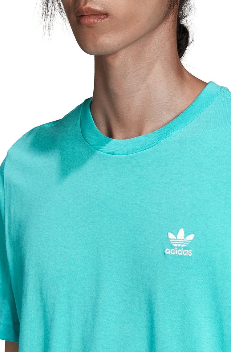Camiseta Adidas Loungewear Adicolor Essentials Trefoil Verde Menta/Branco - NewSkull