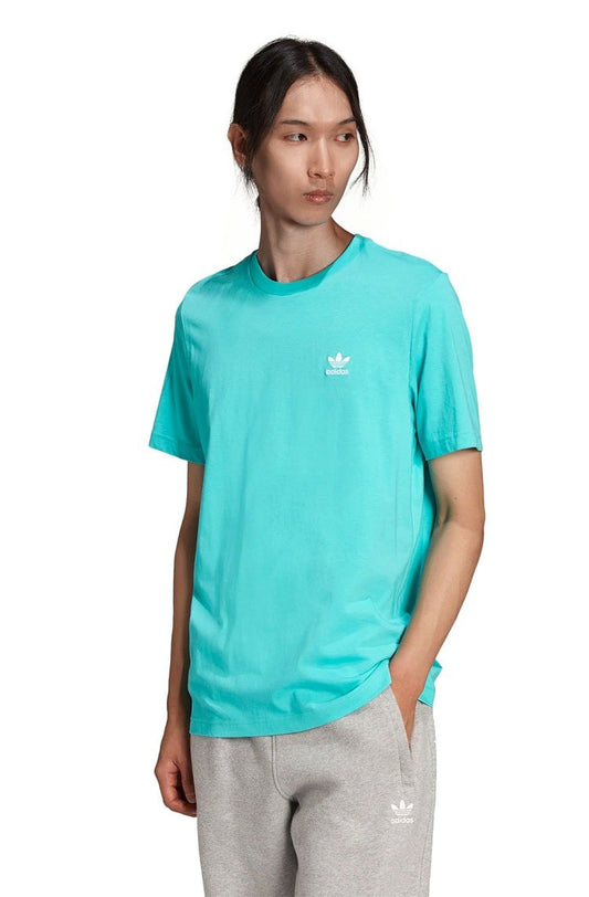 Camiseta Adidas Loungewear Adicolor Essentials Trefoil Verde Menta/Branco - NewSkull