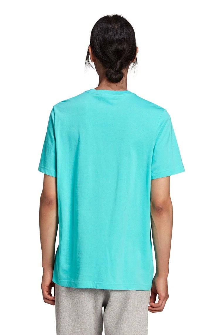 Camiseta Adidas Loungewear Adicolor Essentials Trefoil Verde Menta/Branco - NewSkull