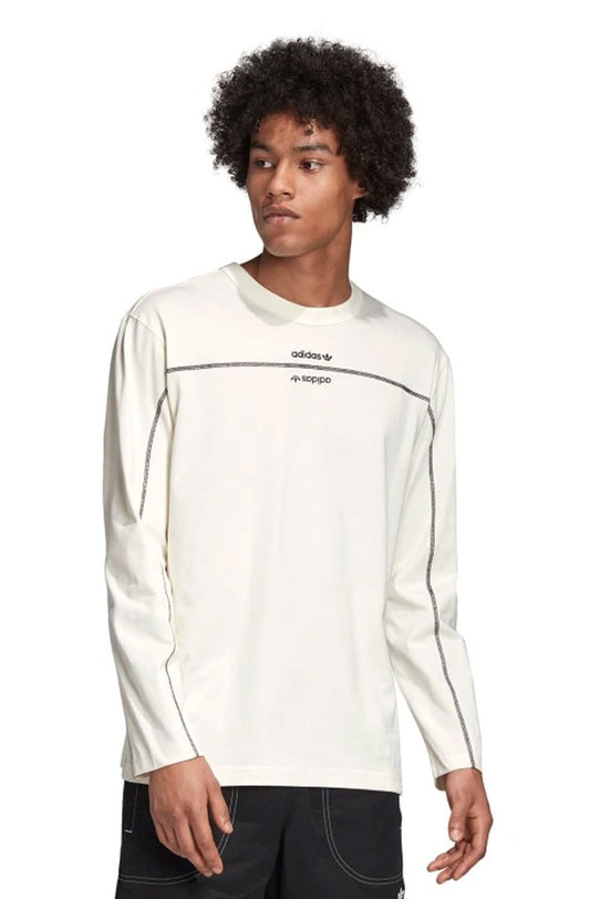 Camiseta ADIDAS Manga Longa R.Y.V. Branca - NewSkull