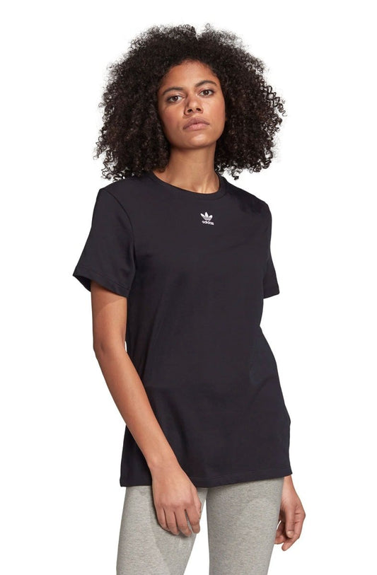 Camiseta ADIDAS Mini Trefoil Feminina Preto/Branco - NewSkull