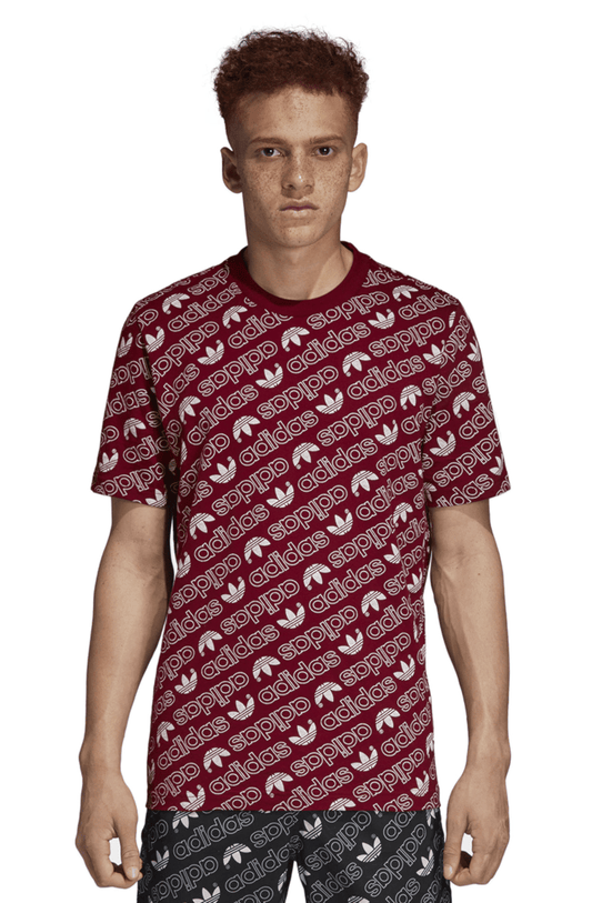 CAMISETA ADIDAS MONOGRAM BORDO - NewSkull