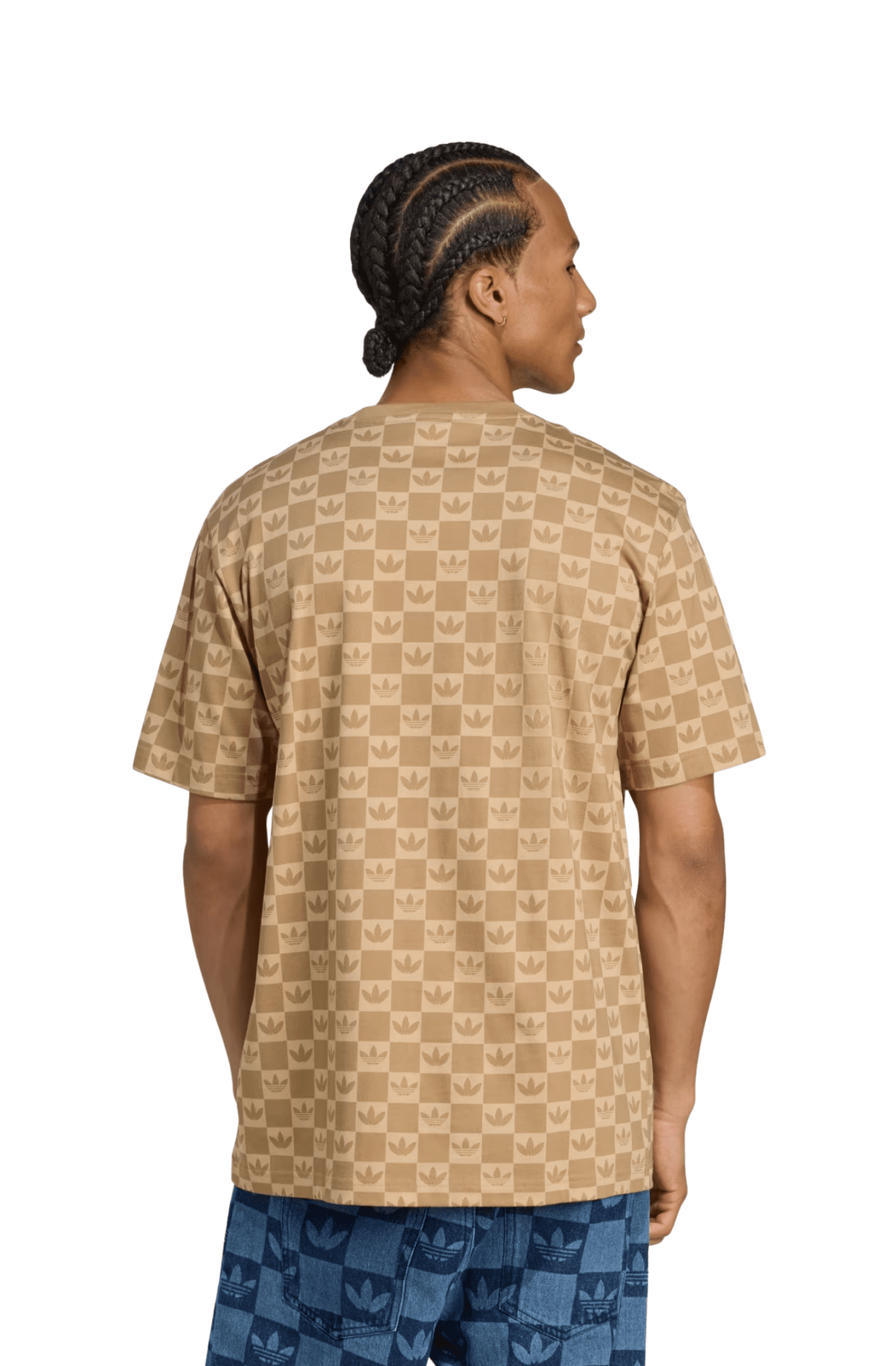 Camiseta Adidas Monogram Marrom - NewSkull