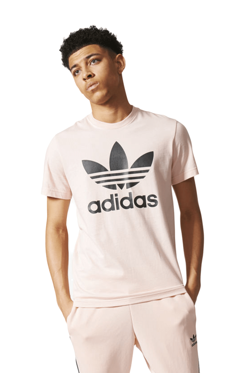 Camiseta Adidas Org Trefoil Rosa - NewSkull
