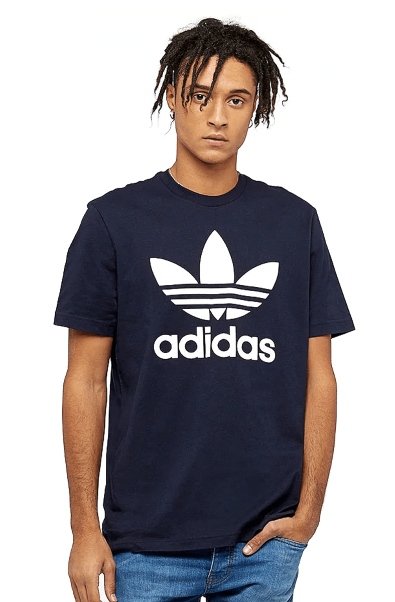 Camiseta Adidas Originals Trefoil Azul - NewSkull