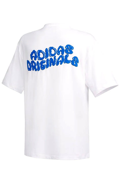 Camiseta Adidas Oversized Graphic Branco - NewSkull