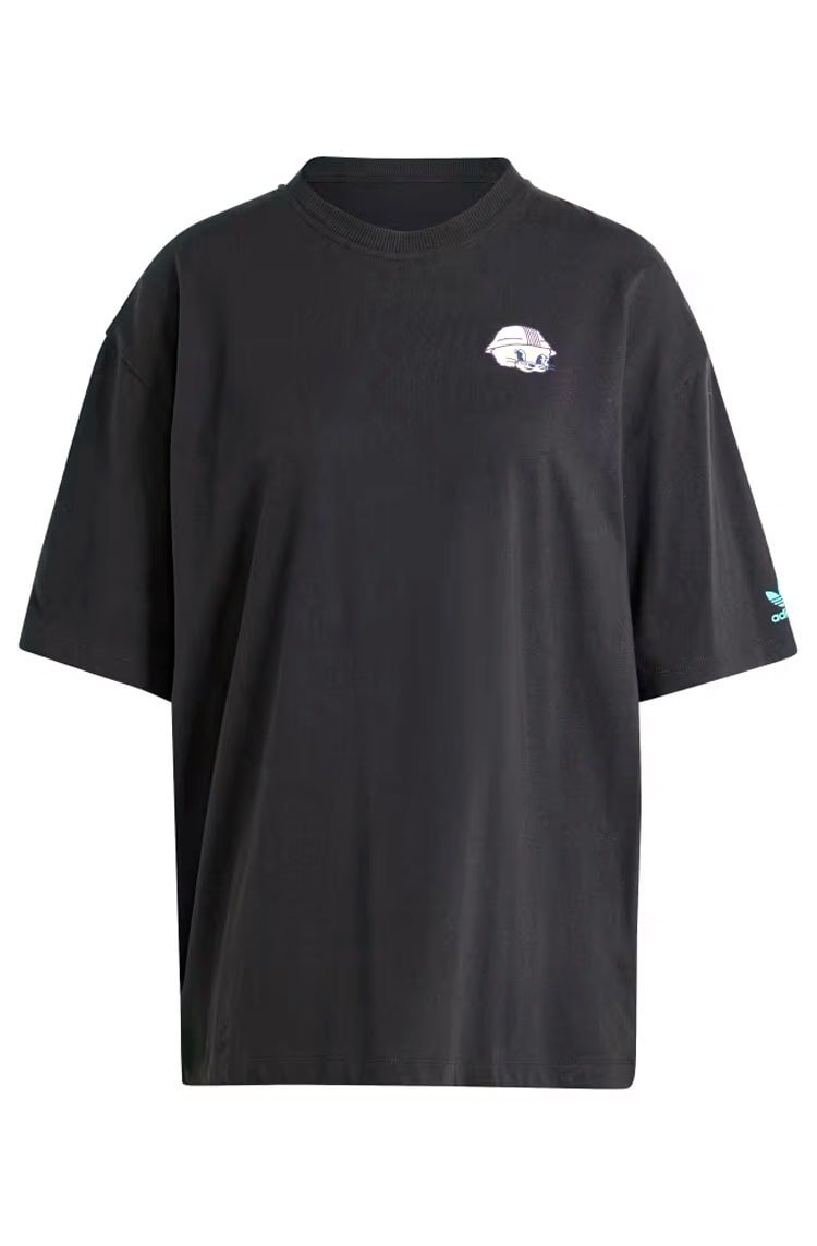 Camiseta Adidas Oversized Graphic Bunny Preto - NewSkull