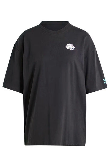 Camiseta Adidas Oversized Graphic Bunny Preto - NewSkull