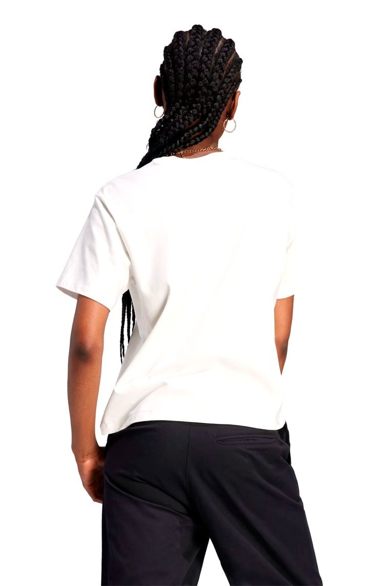 Camiseta Adidas Regular Graphic Branco/Rosa - NewSkull