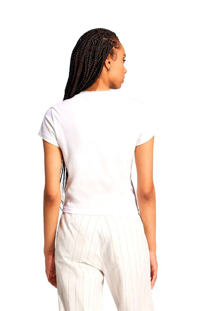 Camiseta Adidas Slim Essentials Branco - NewSkull