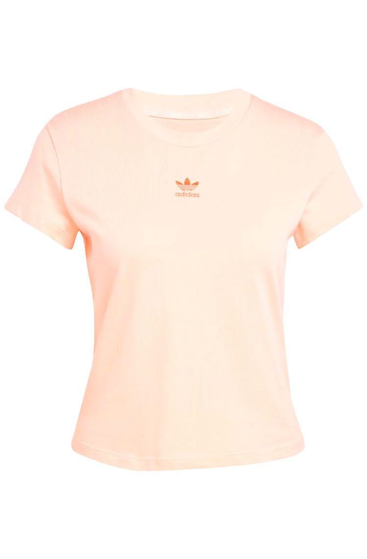 Camiseta Adidas Slim Essentials Rosa Claro - NewSkull