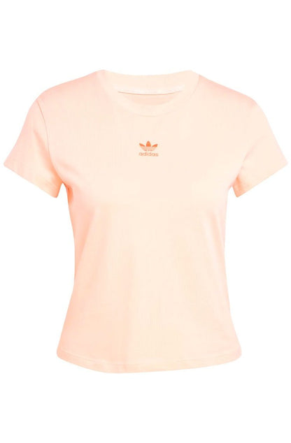 Camiseta Adidas Slim Essentials Rosa Claro - NewSkull
