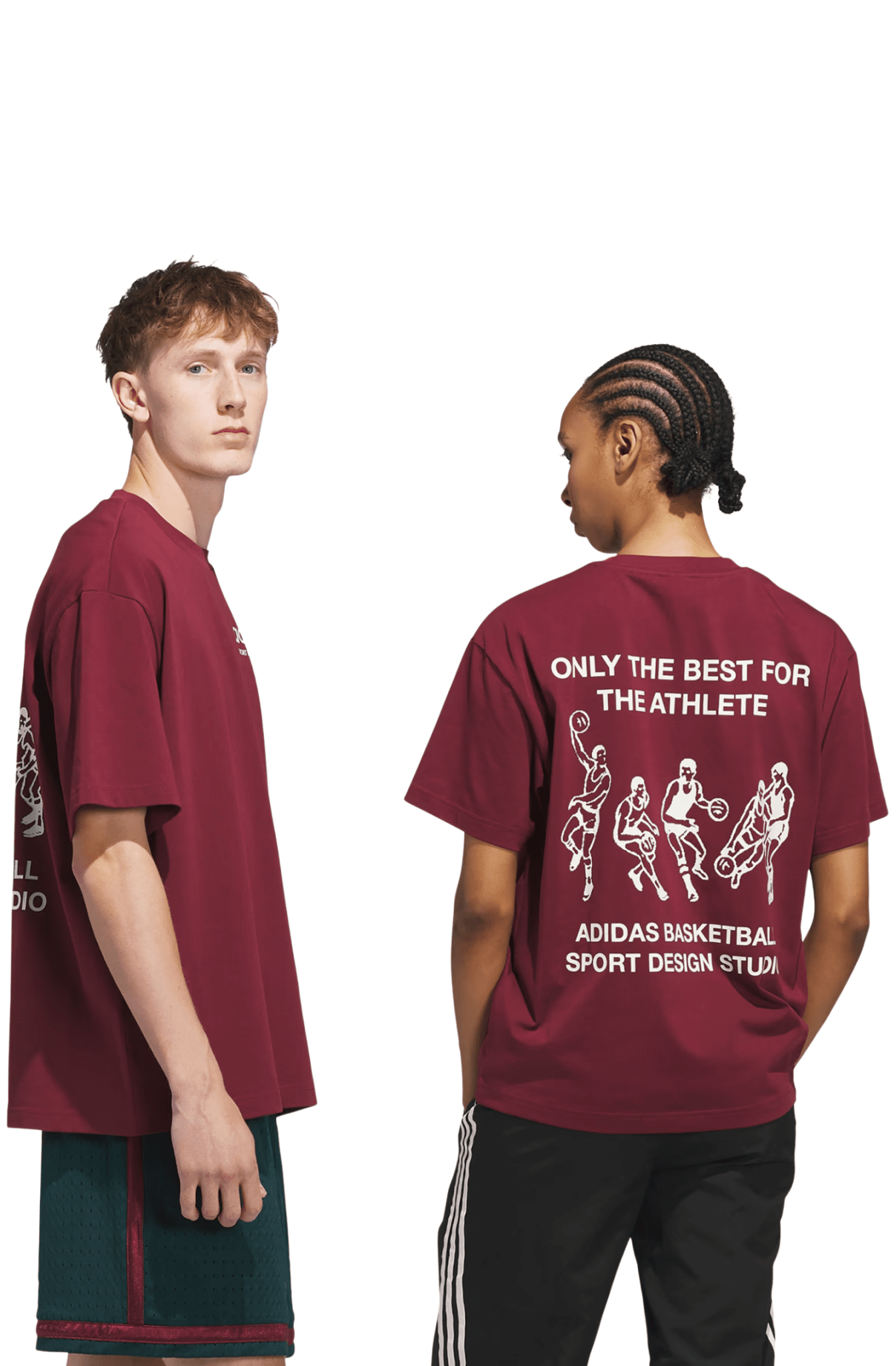 Camiseta Adidas Sport Design GFX Bordo - NewSkull