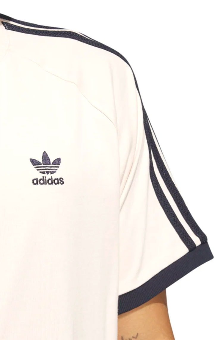 Camiseta Adidas SST 3 - Stripes Rosa/Azul Marinho - NewSkull