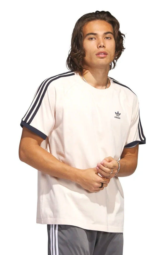 Camiseta Adidas SST 3 - Stripes Rosa/Azul Marinho - NewSkull
