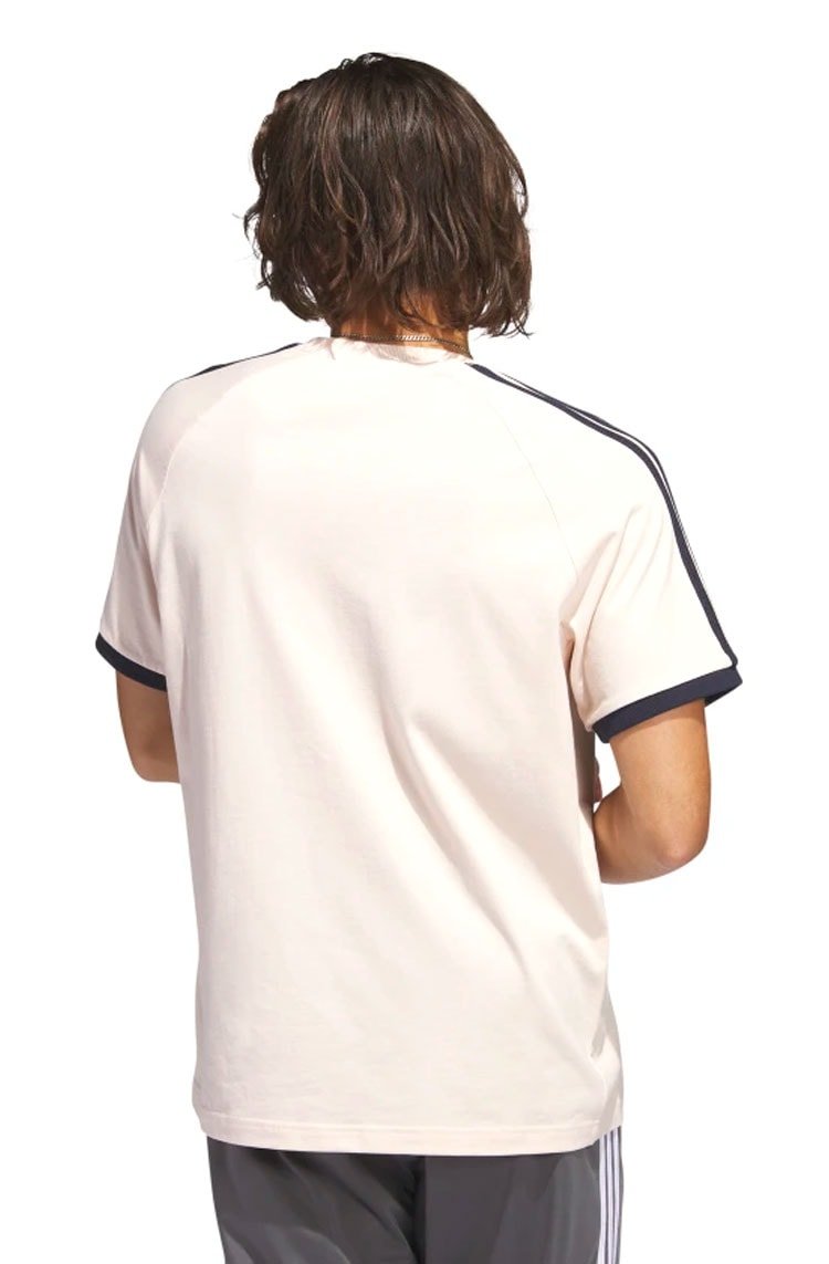 Camiseta Adidas SST 3 - Stripes Rosa/Azul Marinho - NewSkull